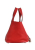 Picotin 18 In Clemence Rouge Grenat, &pound;2,500, Handbags, Red, Leather, Side view